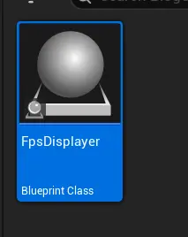 Screenshot of our blueprint that we need to drag to scene