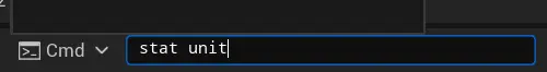 Entering stat unit command into UE console window